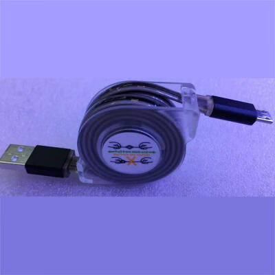 

Light Up Micro USB Charge Cable Retractable 2A Fast Charging Cord For Samsung Sony HTC