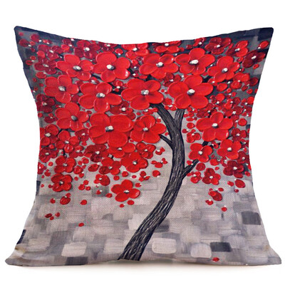 

〖Follure〗Print Sofa Bed Home Decoration Festival Pillow Case Cushion Cover