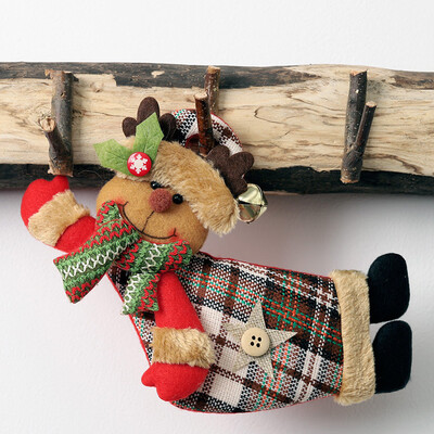 

〖Follure〗Christmas Tree Ornament Doll Hanging Snowman Santa Claus Door Window Decoration