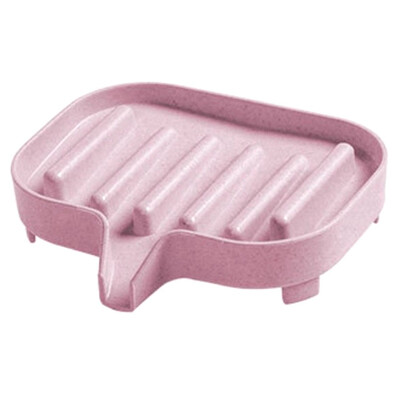 

Plastic Soap Dish Travel Portable Round Drain Soap Box Drain Home Soap Box Simple Step Drain Soap Box