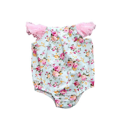 

Newborn Baby Girl Bodysuits Baby Girl Clothes Lace Flowers Jumpsuit Baby Clothes Summer Cute Baby Bodysuits