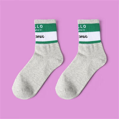 

1 Pair Harajuku Novelty Striped Pattern Couple Long Funny Socks Men Women Cotton Art Street Crew Socks