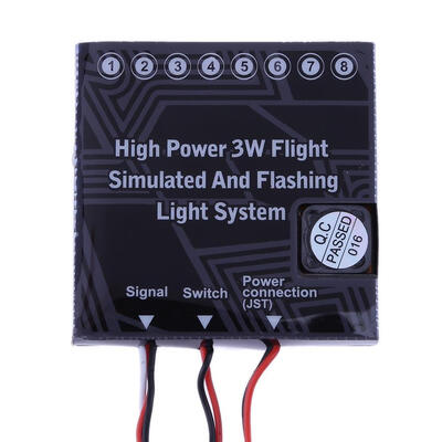 

High Power 3W Flight Simulated&Flashing Light System for RC Plane
