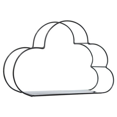

Toponeto Cloud Shaped Wall Mounted Display Storage Shelf Organization Rack Home Decor