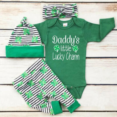 

3pcs Newborn Toddler Infant Baby Boy Girl Clothes T-shirt TopsPants Outfits Set