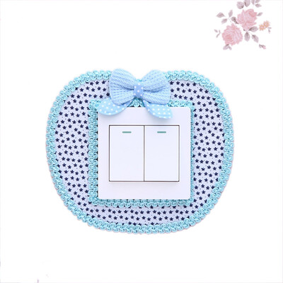

Siaonvr Pastoral Style Switch Cover Creative Apple Shape Switch Wall Stickers RD