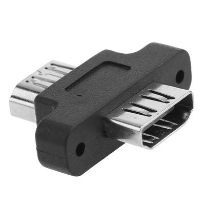 

HDMI Female to Female Adapter Screw Lock Panel Cable Extender Connector