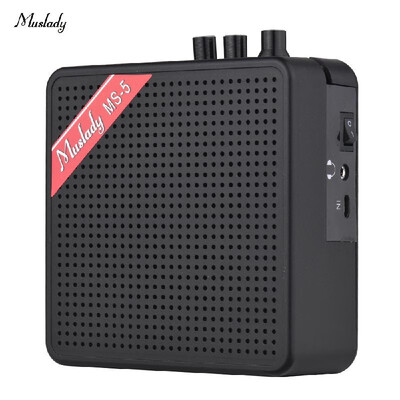 

Muslady MS-5 Portable Mini Guitar Amplifier Amp Speaker 5W Support BT Connection with Memoey Card Slot Headphone Output