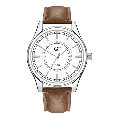 

Gobestart Hot Man Leather Watch Whatever Late Anyway Letter Watches New Pointer glow