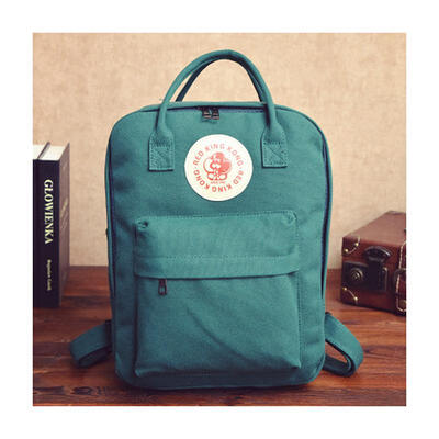 

Monkey Canvas Backpacks Softback Bag For Student