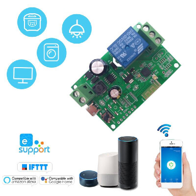 

eWeLink DC5V 12V 24V 32V Wifi Switch Wireless Relay Module Smart Home Automation Modules Phone APP Remote Control Timer Switch Com