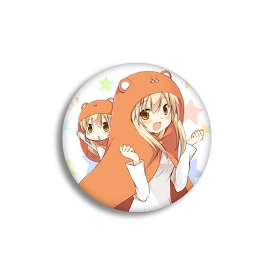 

58cm Cute Cartoon Brooch Japanese Sister Breastpin Anime Badge Pin Coin Icon Cloth Backpack Ornament