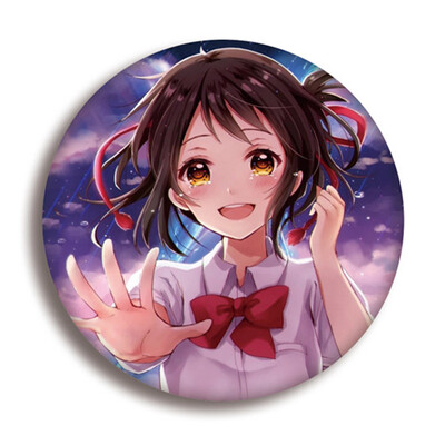 

Your Name Animation Around Cartoon Brooch Pin Pins Badge Accessories For Clothes Backpack Decoration Best Gift for Anime Fans Gift