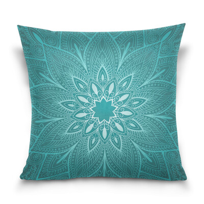 

ALAZA Throw Pillow Cover 16 X 16 inch Christmas Gift Cushion Cover with Floral Printed Pillowcase