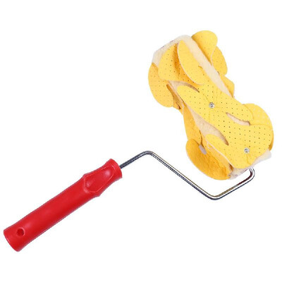 

Professional 7 Inch Embossing Brush Sleeve Handle Roller Wall Art Flower Decor DIY Painting Tool