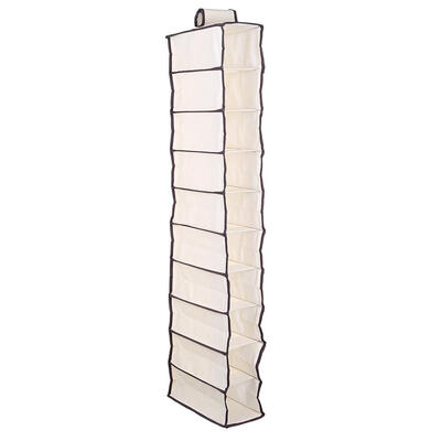 

10 Pocket Dust-proof Shoe Clothes Hanging Storage Rack Shelf Door Organizer