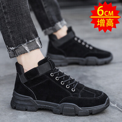 

mens shoes autumn Korean tide high-help martin skate shoes casual 100-way mens shoes retro short boots