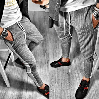 

New Mens Slim Fit Tracksuit Bottoms Skinny Jogging Joggers Sweat Pants Trousers