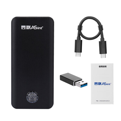 

ASint AS950 Fingerprint Encryption SSD IP67 Water Resistant Private Zone Solid State Drive Hard Disk USB31 120GB