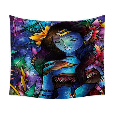 

Abstract Art Painting Psychedelic Tapestry Lightweight Polyester Fabric Wall Hanging Decorations for Bedroom Living Room