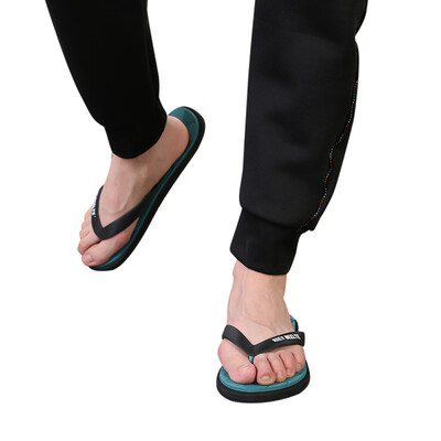 

Rose Men Fashion Outdoors Flat Heel Round Toe Flip Flops Slipper Beach Shoes