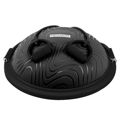 

Ktaxon 236" Upgraded Exercise Ball Yoga Balance Hemisphere Trainer with Resistance Band Exercise Loop Pump & Core Slider