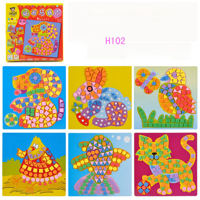 

Gotoamei Fun Mosaic Kids Art & Craft Kit Childrens Play Activity Decoration Sticker Set
