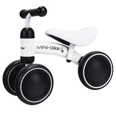 

3 Wheels Baby Balance Bikes No Pedal Walker for 18-36 Months Toddler-White