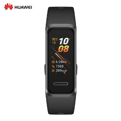 

HUAWEI Band 4 096-Inches TFT Colour Screen 6-Days Usage Time 5ATM Waterproof Smart Bracelet 9 Sports Mode Fitness Activity Tracke