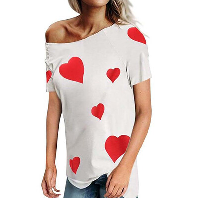 

Starmoon Women Girls Plus Size Print Tees Shirt Short Sleeve T Shirt Blouse Tops