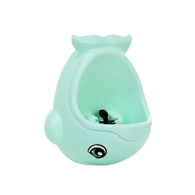 

Potty Training Urinal Whale-like Cute Cartoon Shape for Boys Aged 1 to 6 with Funny Aiming Target Standing Toilet Adjustable Heigh