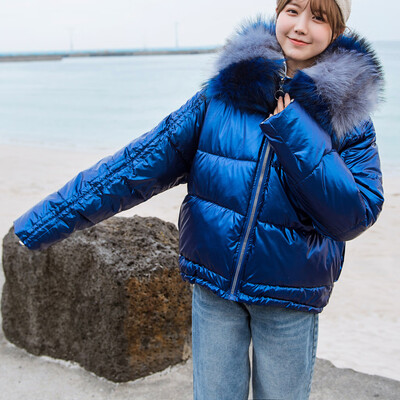

Tailored Fashion Women Winter Warm Hooded Cotton Winter Jacket Solid Long-Sleeved Coat