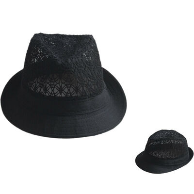 

Summer Beach Sun Hat Jazz Panama Gangster Cap Men Women Unisex Trilby Fedora