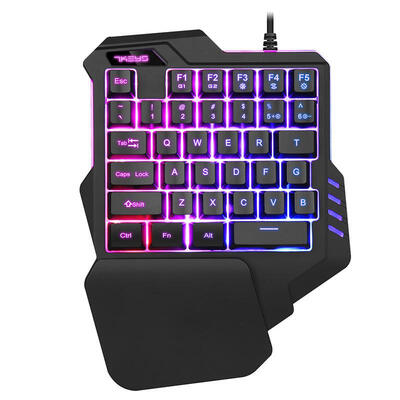 

One-handed Gaming Keypad Ergonomic Left Hand Game Keyboard With Backlight