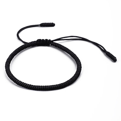 

Tibetan Buddhist Lucky Knot Bracelets & Bangles For Women Men Handmade Woven Rope Amulet Bracelet Jewelry Gifts