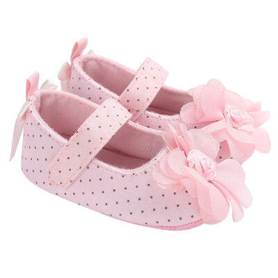 

Baby Infant Kids Girl Flower Soft Sole Crib Toddler Newborn Shoes