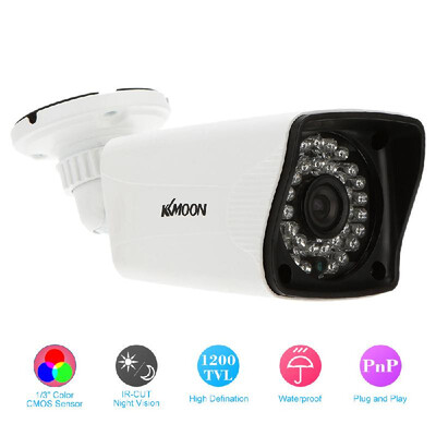 

KKmoon® 1200TVL 13 CMOS IR-CUT Waterproof Security CCTV Camera Home Surveillance NTSC System