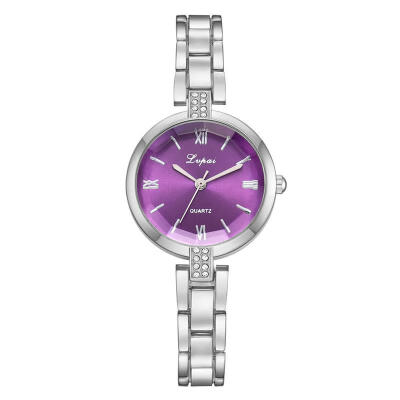 

Roman Number Watch For Women Diamond Bracelet Band Stainless Steel Analog Quartz Wristwatch Lady Female Watches