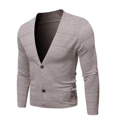 

Mens Casual Single Breasted Sweatshirt Long Sleeves Solid Pocket Slim Fit Coat