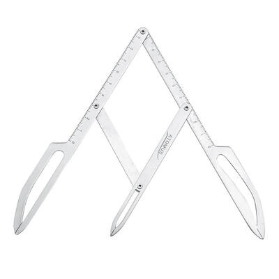 

Metal Microblading Eyebrow Stencil Makeup Tattoo Ruler Measure Tool