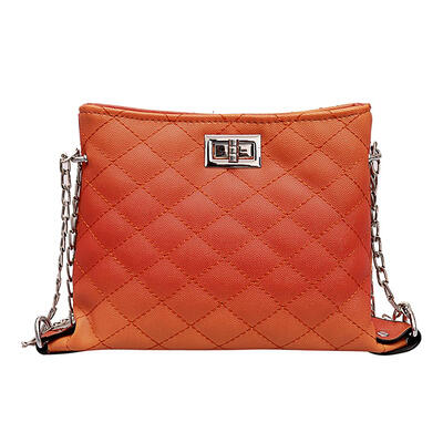 

Lattice Crossbody Messenger Handbags Women Chain PU Leather Shoulder Bags
