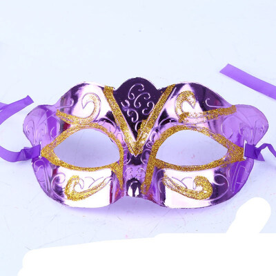 

FUNNYBUNNY Gold Shining Plated Party Mask Wedding Props Masquerade Mardi Gras Mask Mardi Gras Party Supplies Masks