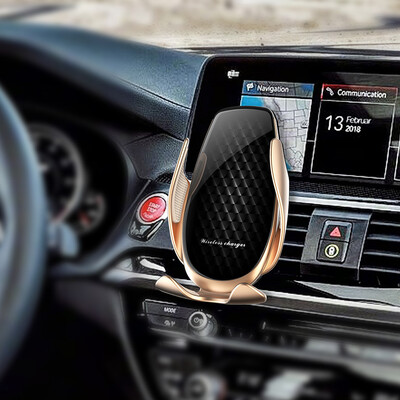 

〖Follure〗Automatic Clamping Wireless Car Fast Charger Charging Mount For Samsung Note 10