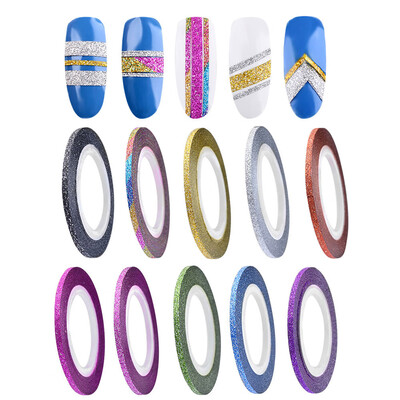 

〖Follure〗10 Colors Rolls 2mm Striping Tape Line Rough Styles Nail Art Tips Decals