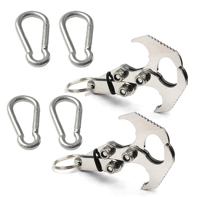 

Gravity Hook with Two Carabiners for Hiking Camping Climbing