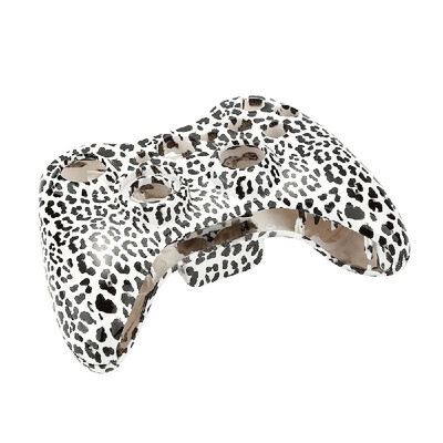 

Hot-selling Plastic Wireless Gamepad Case Game Player Controller Box Shell Replacement Parts with Leopard Print Shock-resistant Du