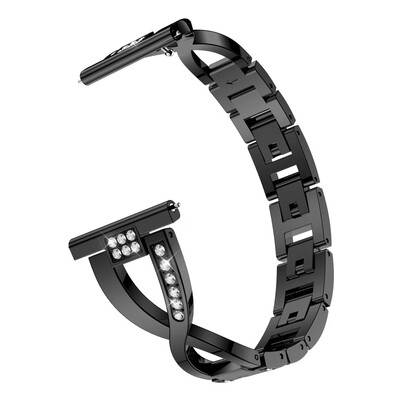 

〖Follure〗Replacement Metal Crystal Watch Strap Wrist Band For Samsung Galaxy Watch 46mm