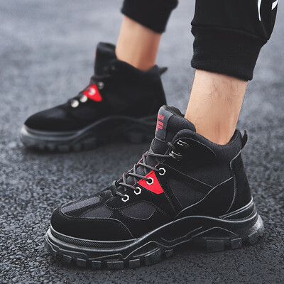 

Martin shoes mens leather boots sports casual high mens Martin shoes sports casual Martin shoes mens desert boots casual