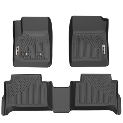 

TPE Floor Mats for 2015-2019 Chevy GMC CanyonChevrolet Colorado Crew Cab
