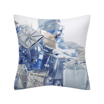 

〖Follure〗Christmas Pillow Case Glitter Polyester Sofa Throw Cushion Cover Home Decor
